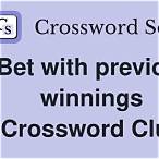 bet crossword clue